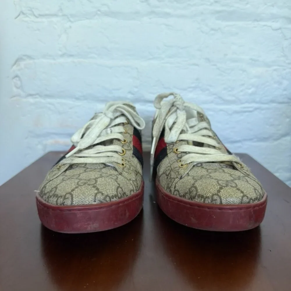 Gucci Mens Ace Sneakers - Picture 3 of 5